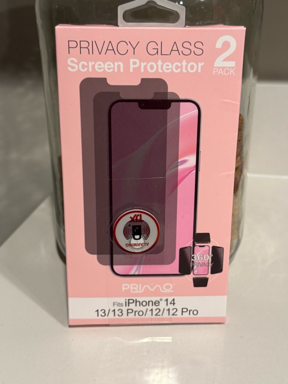 Privacy Glass Screen Protector for iPhone 14 / 13 / 12 Pro - ONE PROTECTOR